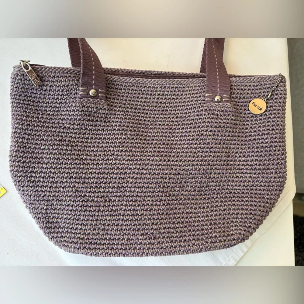 The Sak Lavender Knit Tote Bag - Picture 2 of 7